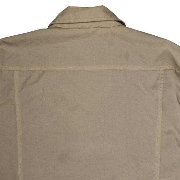 Kenneth Cole Jacket Utility Windbreaker Nylon Men Size S/P/P Beige - Picture 12 of 13